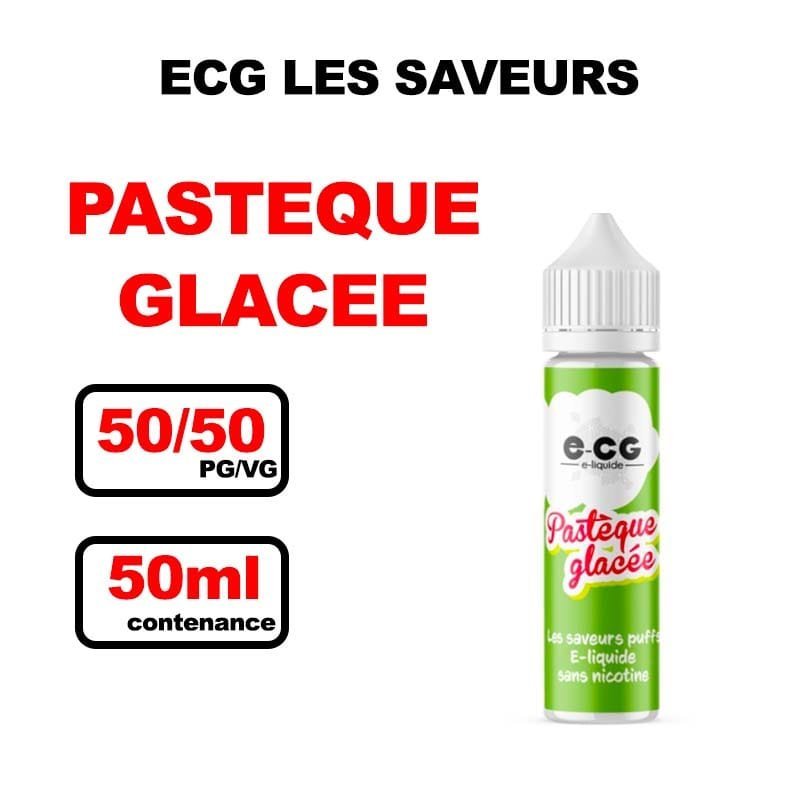 E-cg Les saveurs Puffs e-liquide 50ml - Saveurs fruitées sucrées