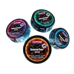 X Booster energy pouches - Sachets caféine puissants Alternative au snus nicotine