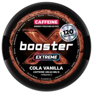 X Booster energy pouches - Sachets caféine puissants Alternative au snus nicotine