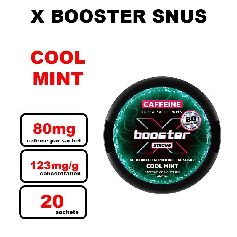X Booster energy pouches - Sachets caféine puissants Alternative au snus nicotine