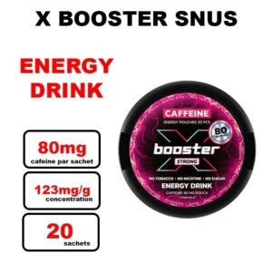 X Booster energy pouches - Sachets caféine puissants Alternative au snus nicotine