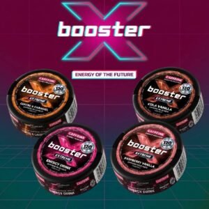 X Booster energy pouches - Sachets caféine puissants Alternative au snus nicotine