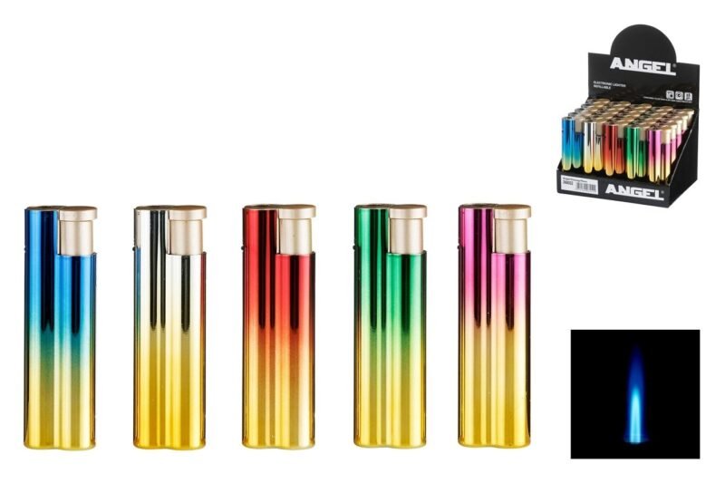 Briquet tempête Angel en métal rechargeable par gaz