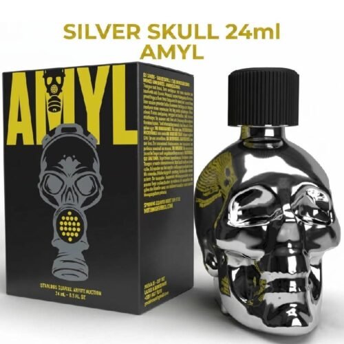 Poppers Amyl Skull 24ml puissant flacon crâne de mort