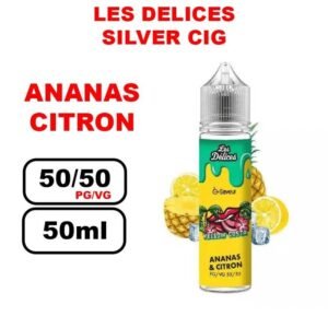 Les délices 0mg 50ml eliquide silver cig