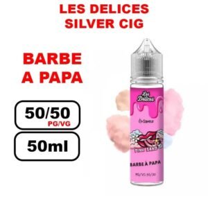 Les délices 0mg 50ml eliquide silver cig