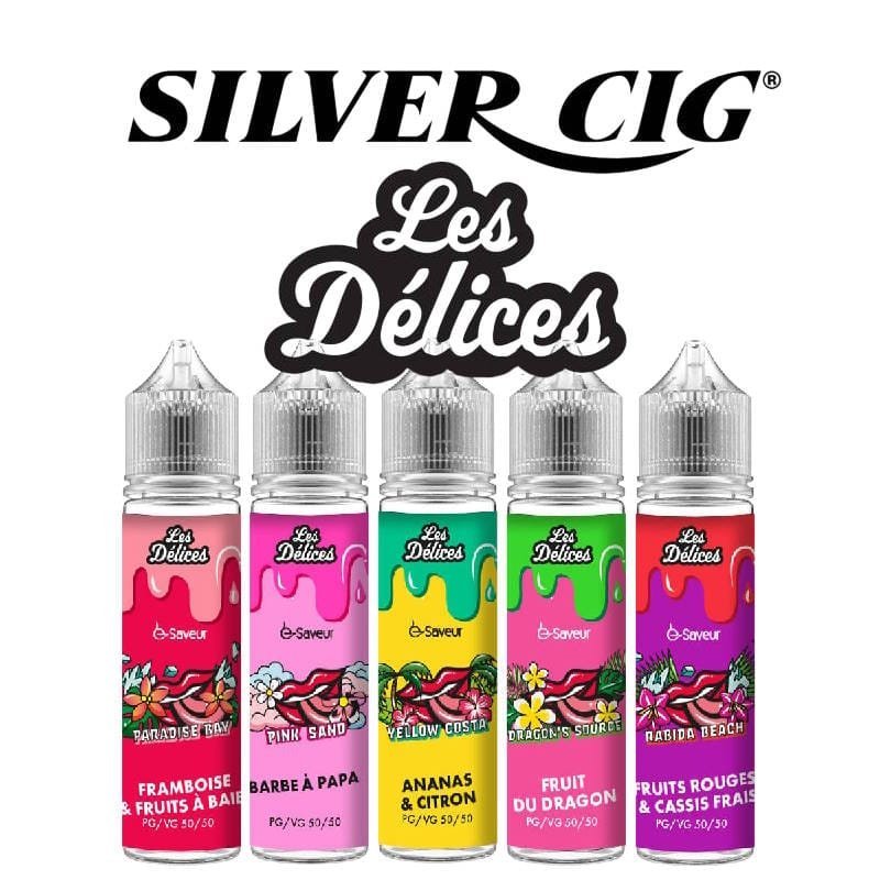 Les délices 0mg 50ml eliquide silver cig