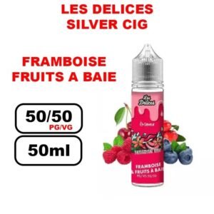 Les délices 0mg 50ml eliquide silver cig