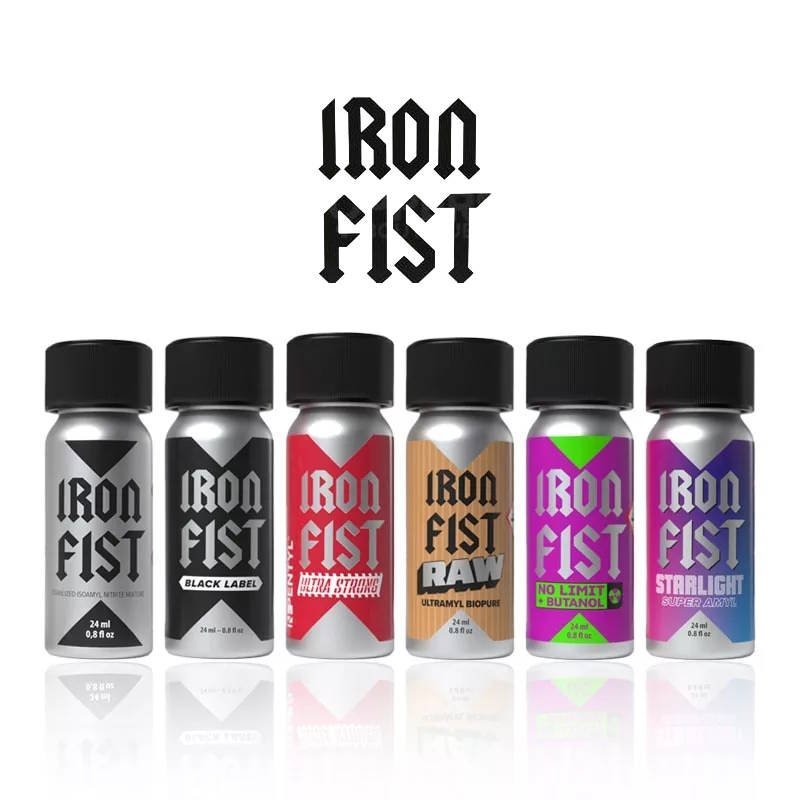 Poppers amyl IRON FIST PWD 24ml à effet instantané puissant