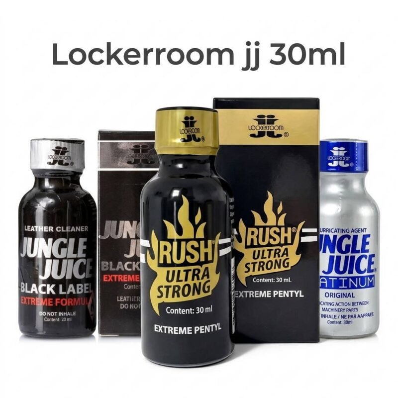 poppers-Lockerroom-jj-30ml-gamme.jpg Poppers Jungle Juice Lockerroom 30ml Nitrite Pentyle