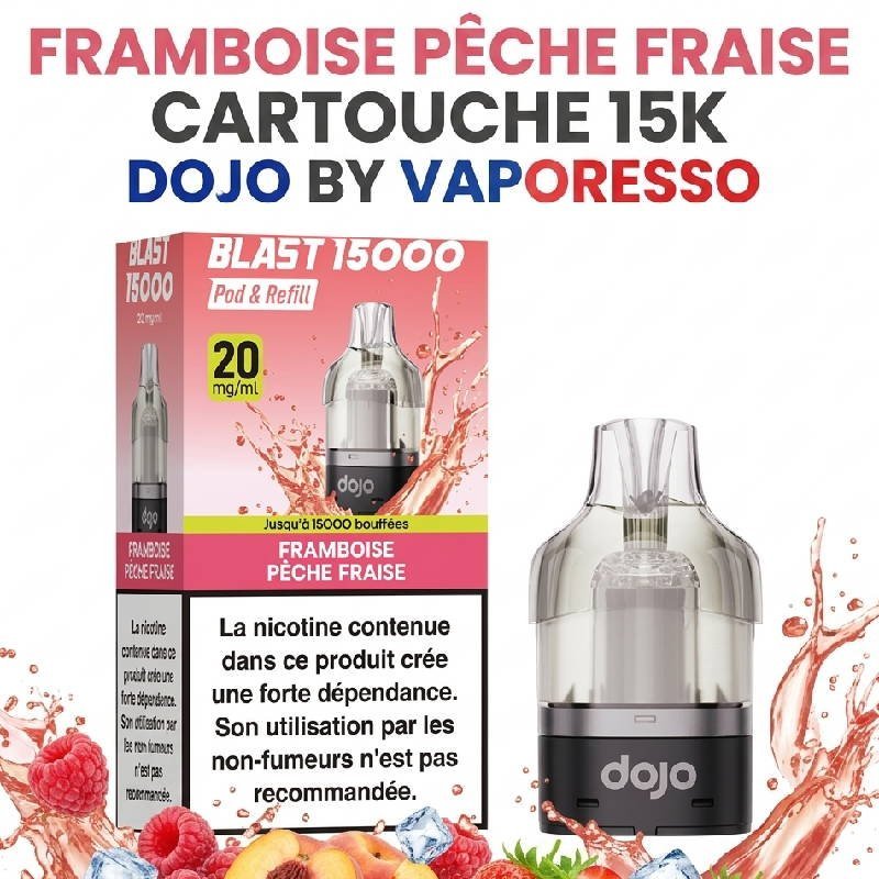 Cartouche Dojo Blast 15K – 10ml par Dojo by Vaporesso