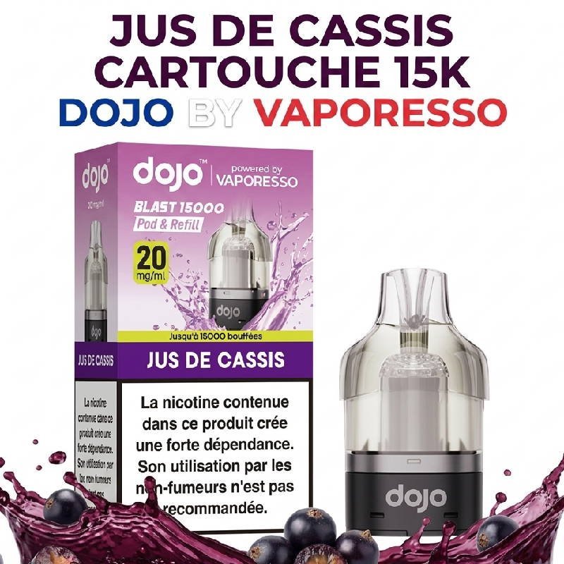 Cartouche Dojo Blast 15K – 10ml par Dojo by Vaporesso