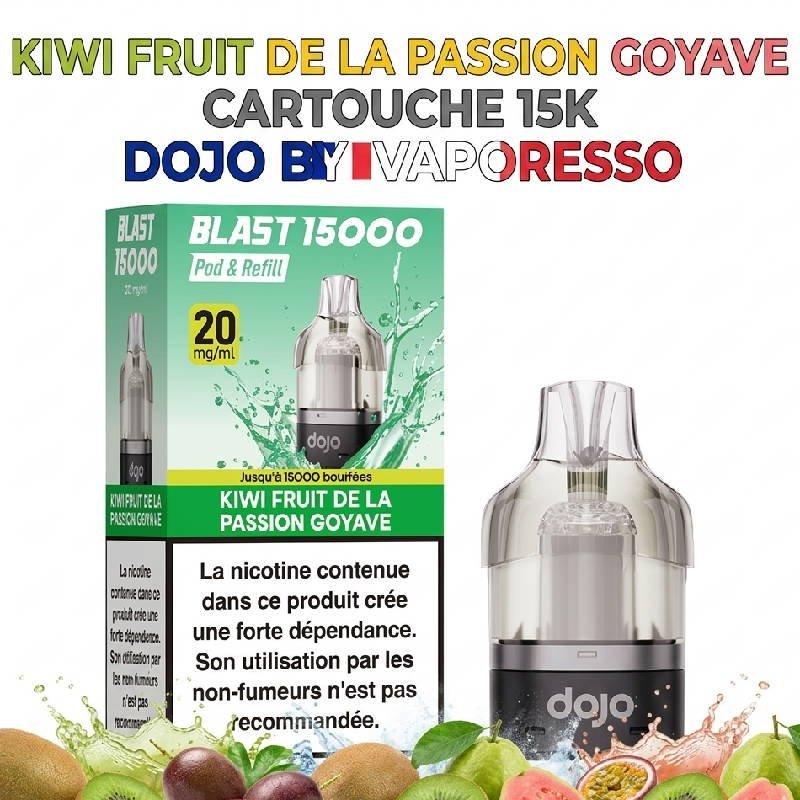 Cartouche Dojo Blast 15K – 10ml par Dojo by Vaporesso