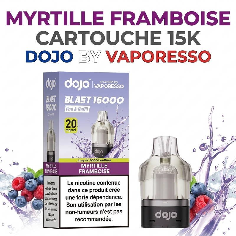 Cartouche Dojo Blast 15K – 10ml par Dojo by Vaporesso