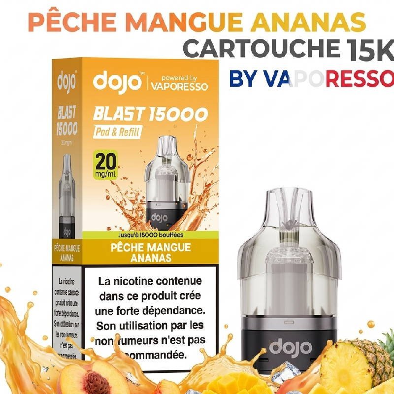 Cartouche Dojo Blast 15K – 10ml par Dojo by Vaporesso