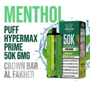 PUFF-50K-Hyper-Max-Prime-Al-Fakher-6mg-saveur-menthol-1.jpg Puff Al Fakher Hypermax Prime 50K 6mg Goût chicha