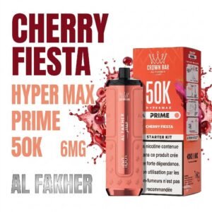 PUFF-50K-Hyper-Max-Prime-Al-Fakher-cherry-fiesta-1.jpg Puff Al Fakher Hypermax Prime 50K 6mg Goût chicha