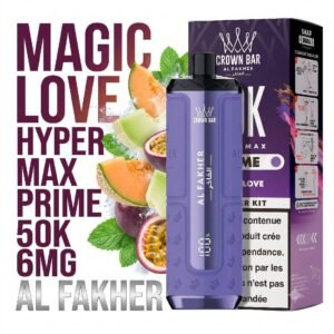 PUFF-50K-Hyper-Max-Prime-Al-Fakher-magic-love-1.jpg Puff Al Fakher Hypermax Prime 50K 6mg Goût chicha