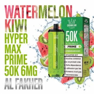 PUFF-50K-Hyper-Max-Prime-Al-Fakher-watermelon-kiwi-1.jpg Puff Al Fakher Hypermax Prime 50K 6mg Goût chicha