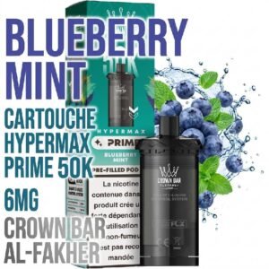 Cartouches Hypermax Prime 50K 6mg Crown bar Al-Fakher par 2