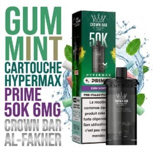 Cartouches Hypermax Prime 50K 6mg Crown bar Al-Fakher par 2
