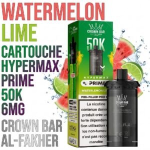 Cartouches Hypermax Prime 50K 6mg Crown bar Al-Fakher par 2